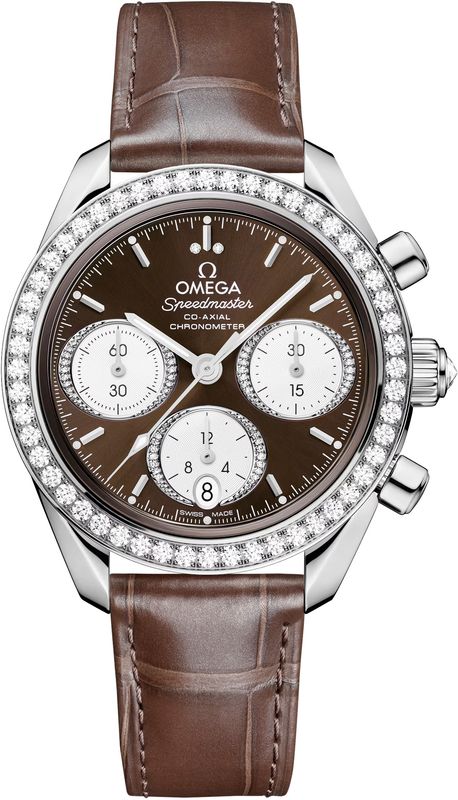 Omega Speedmaster 38 Co-Axial Chronograph 38mm Steel on Strap