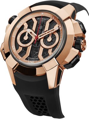 Jacob & Co. Epic X Chrono 47mm Rose Gold on Strap