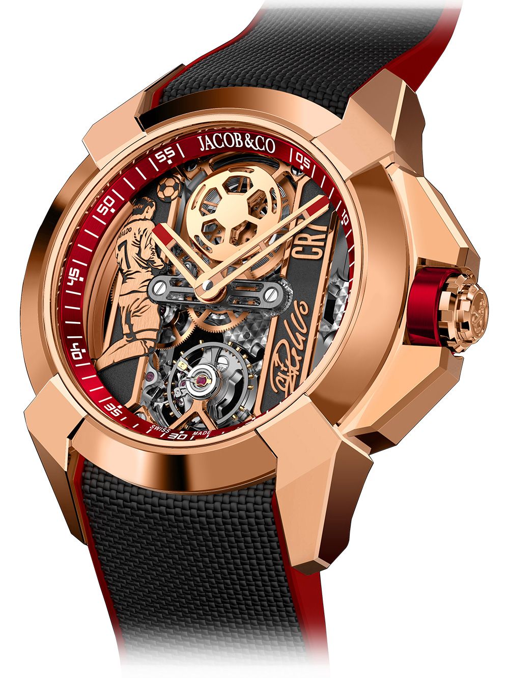 Apple Watch - CR7 ishowspeed was wearing 2 Jacob And Co. Epic X CR7 watches