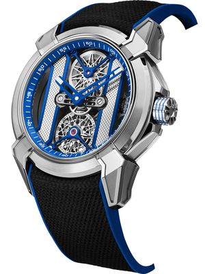 Jacob & Co. Epic X Tourbillon Khabib Titanium Blue on Strap