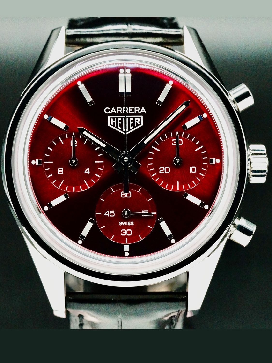 TAG Heuer CBK221G.FC6479 Carrera 39mm Red Dial - Exquisite Timepieces