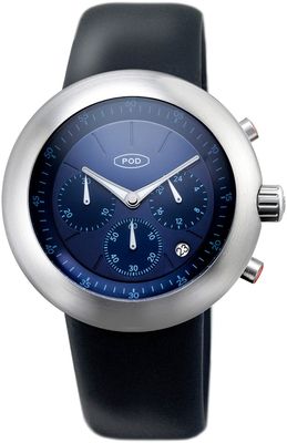 Ikepod Chronopod Blue Suede 006