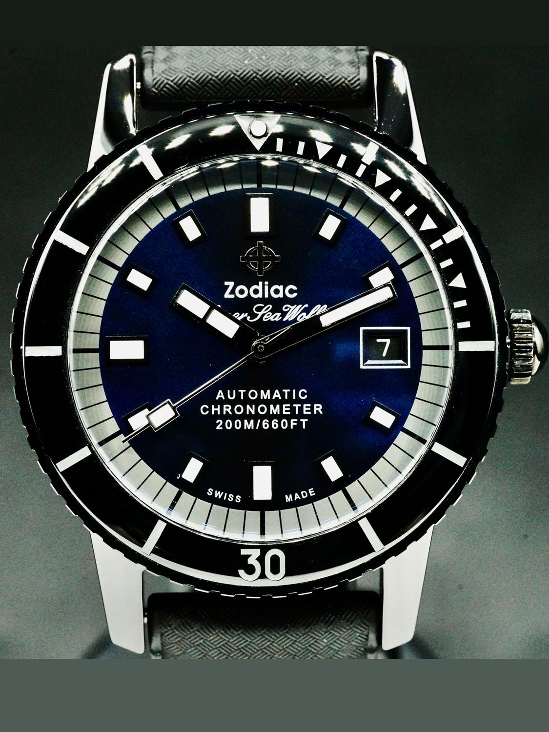 Zodiac Super Sea Wolf STP 1-11 ZO9595 - Exquisite Timepieces
