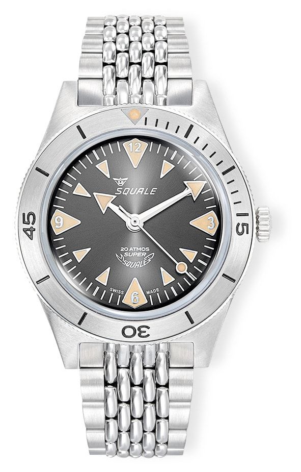 Squale SUPERSSABK.AC Super-Squale Big Arrows Black Dial on