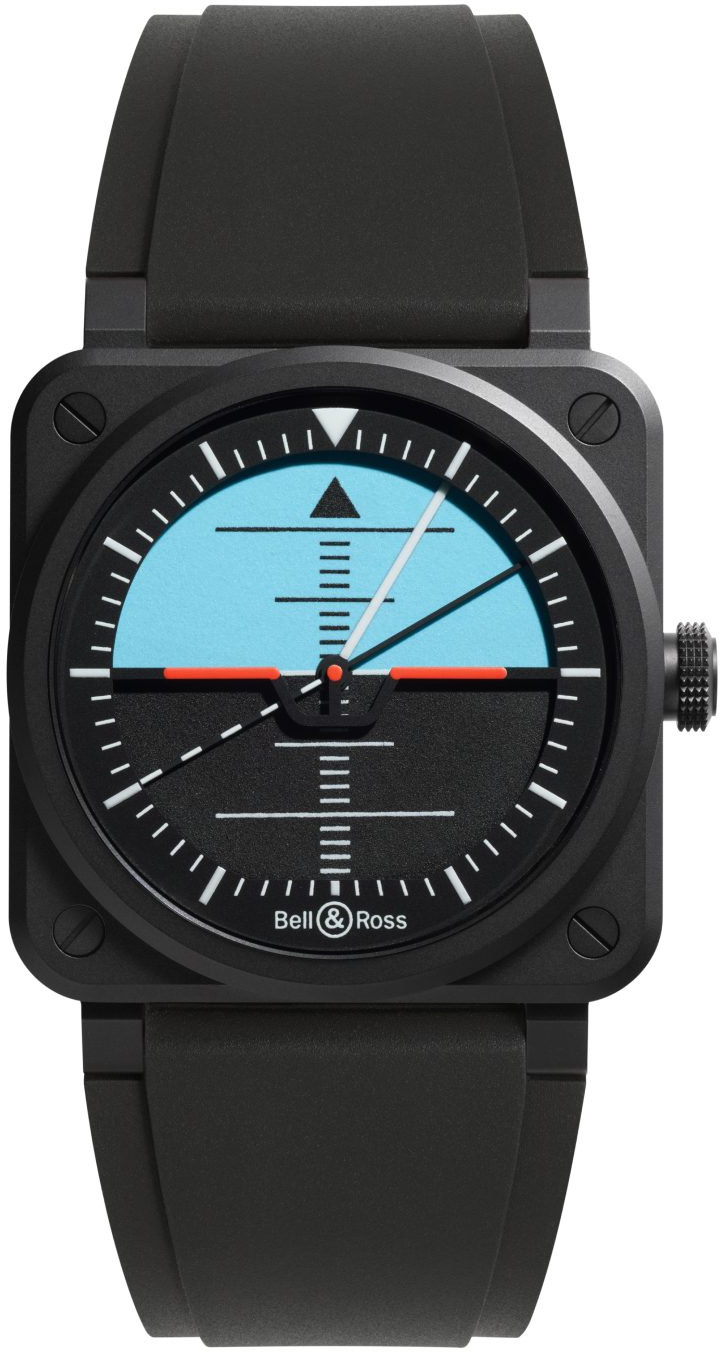 Bell Ross BR 03 Horizon on Rubber Strap Exquisite Timepieces