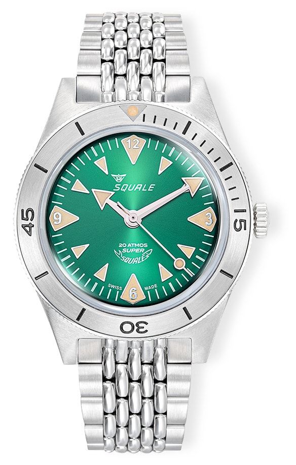 Squale SUPERSSAGR.AC Super-Squale Big Arrows Green Dial on