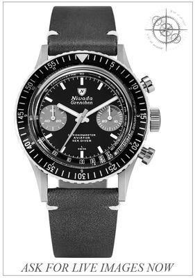 Nivada Grenchen Chronomaster White Orange Boy Manual 86012WM02