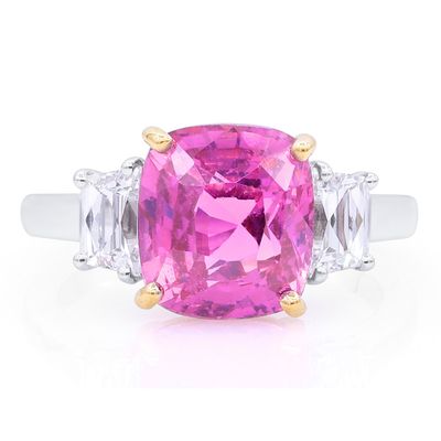Oscar Heyman 5.57ct Pink Sapphire Ring 303728