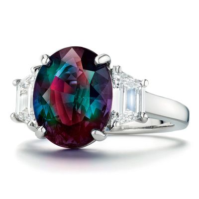 Oscar Heyman 5.21ct Brazilian Alexandrite Ring 303763