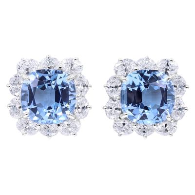 Oscar Heyman Aquamarine Entourage Earrings 706437