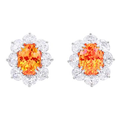 Oscar Heyman Mandarin Garnet Entourage Earrings 707000