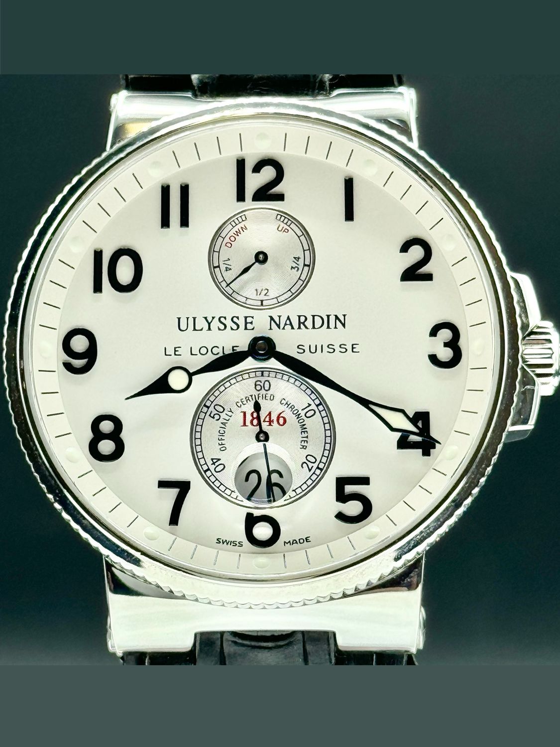 Ulysse Nardin 263-66 MAXI MARINE CHRONOMETER 41MM - Exquisite