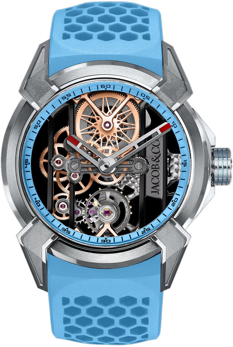 Jacob & Co EX110.20.AA.AJ.ABRUA Epic X Blue Titanium 44mm