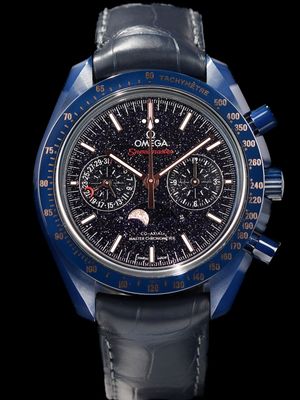 Omega 304.93.44.52.03.002 Speedmaster Moonwatch Blue Side of The Moon