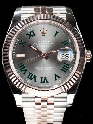 Rolex 126331 Datejust Two Tone Wimbledon Dial 41mm
