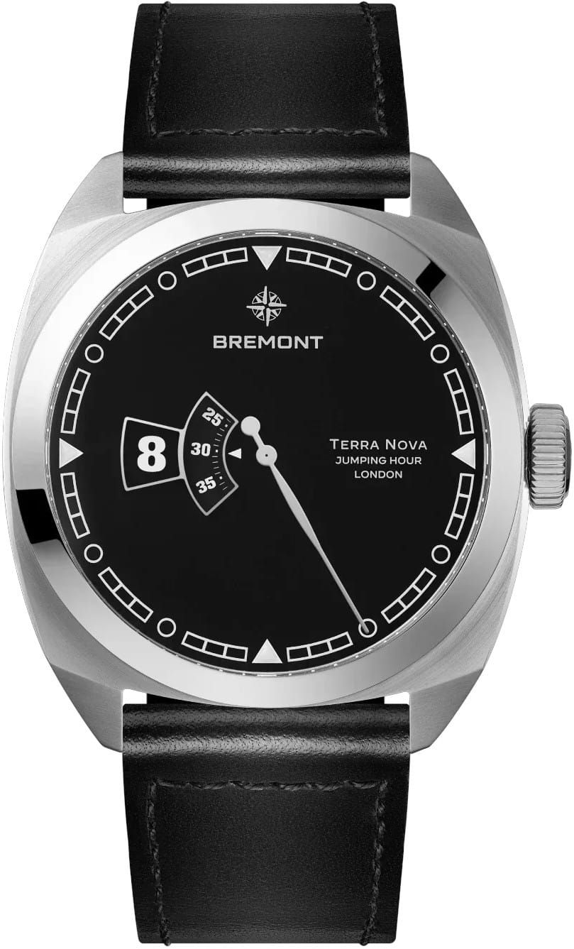 Bremont TN40-JH-SS-BK-L-S Terra Nova Jumping Hour On Strap