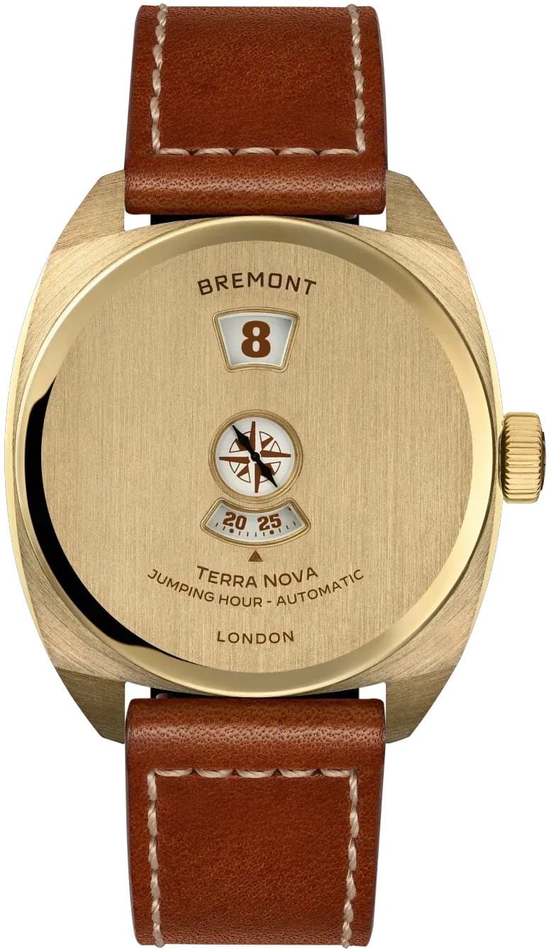 Bremont TN38-JH-BZ-CC-L-S Terra Nova Jumping Hour Bronze On Strap