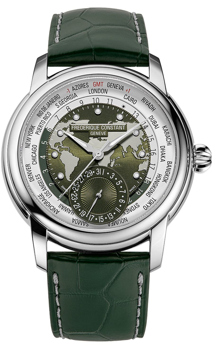 Frederique Constant Fc-718Kwm4H6 Manufacture Worldtimer