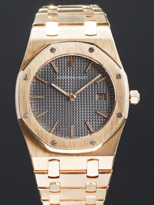 Audemars Piguet 56175BA Royal Oak 18K Yellow Gold Grey Dial