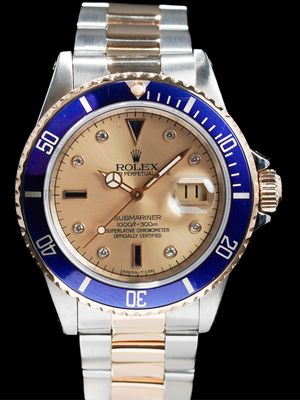 Rolex 16613 Submariner Serti Dial