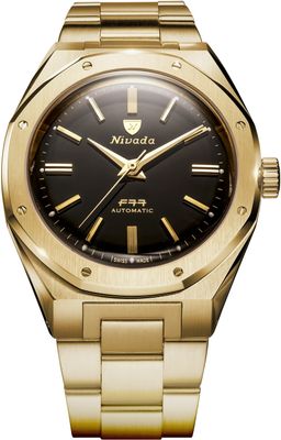 Nivada Grenchen 68028A77 F77 Mark II Gold