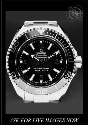 Omega 215.30.46.21.03.001 Seamaster Planet Ocean 6000M Ultra Deep Blue Dial 45.5mm on Bracelet