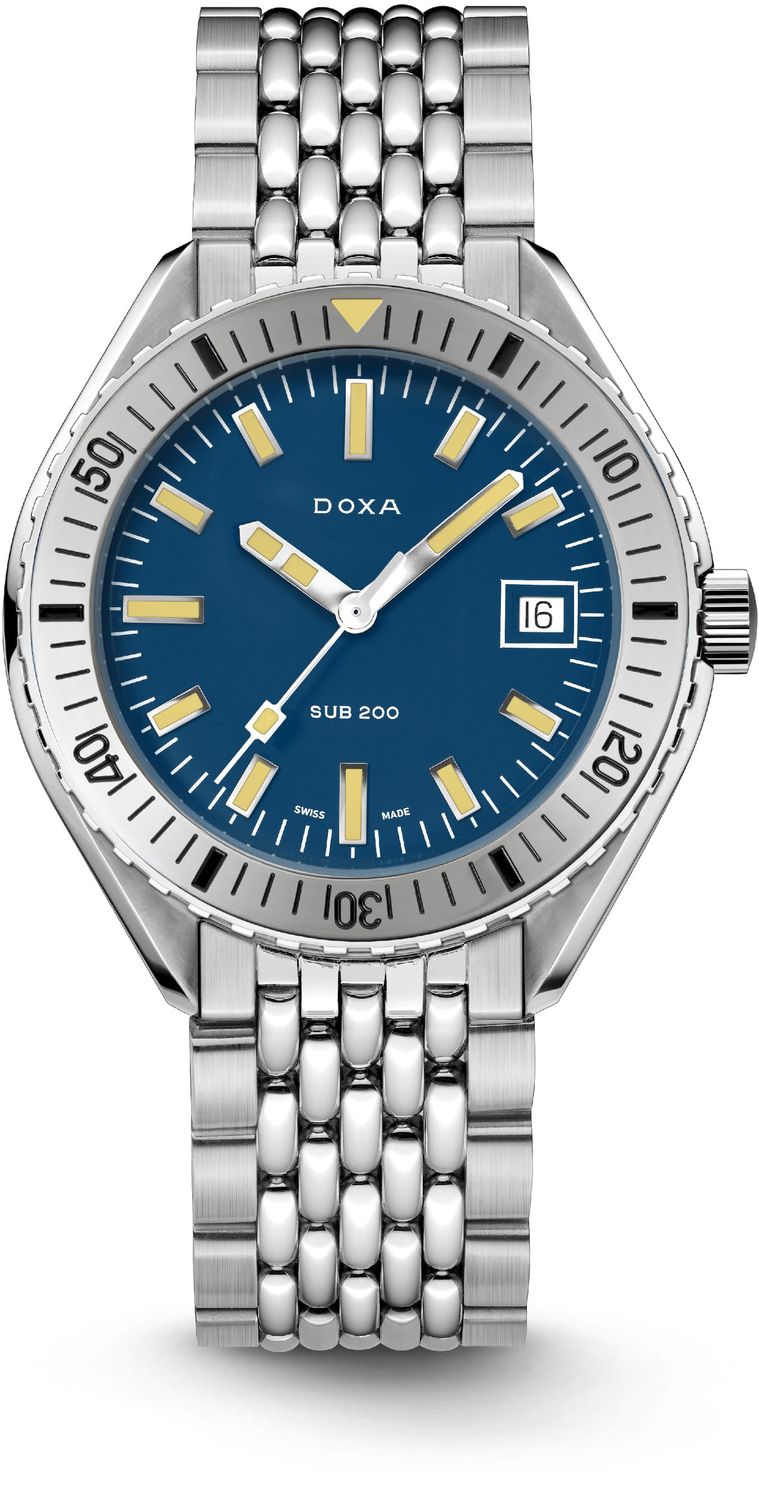 Doxa Sub 200 Caribbean 796.10.201.10 On Stainless Steel Bracelet