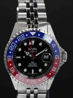 Gevril 4952B Wall Street GMT 43mm