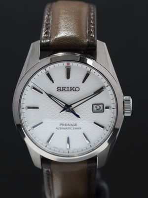Seiko Presage SPB413 Sharp Edged Series White Dial Limited Edition
