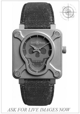Bell & Ross BR 01 Skull Bronze BR0192-SKULL-BR