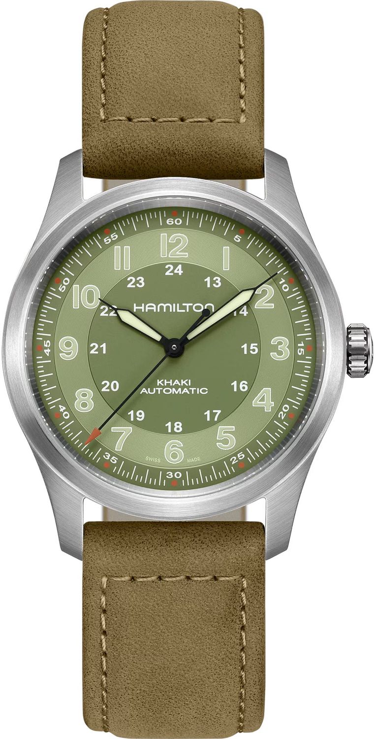 Hamilton H70205860 Khaki Field Titanium Auto 38Mm - Exquisite