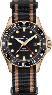 Hamilton H82565930 Khaki Navy Scuba Automatic GMT Bronze 43mm