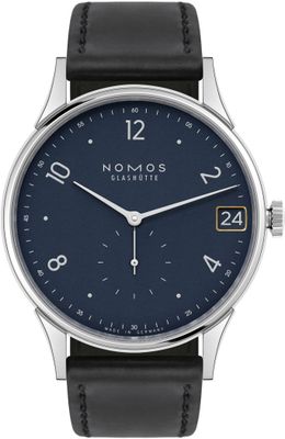 NOMOS Glashütte Minimatik 39 Date Blue 1252