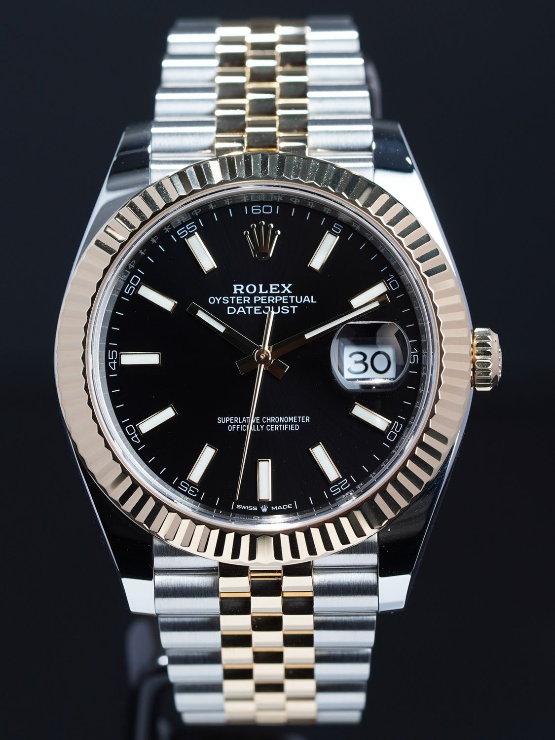 Rolex 126333-0014 Datejust 41Mm Black Jubilee - Exquisite Timepieces