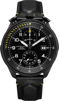Hamilton H76786733 Khaki Aviation Takeoff Auto Chrono 46mm