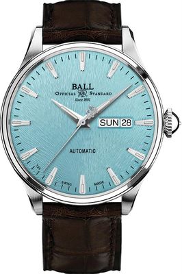 Ball NM2080D-LL2FJ-IBER Trainmaster Eternity Ice Blue Dial Rainbow Tubes