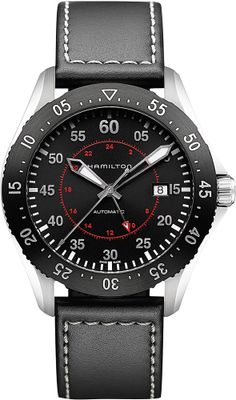 Hamilton H76755735 Khaki Aviation Khaki Pilot GMT Auto 44mm