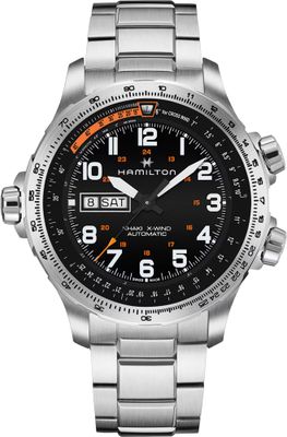 Hamilton H77755133 Khaki Aviation X-Wind Day Date Auto 45mm