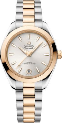 Omega 220.20.30.20.02.001 Seamaster Aqua Terra 150M Steel Moonshine Gold 30mm