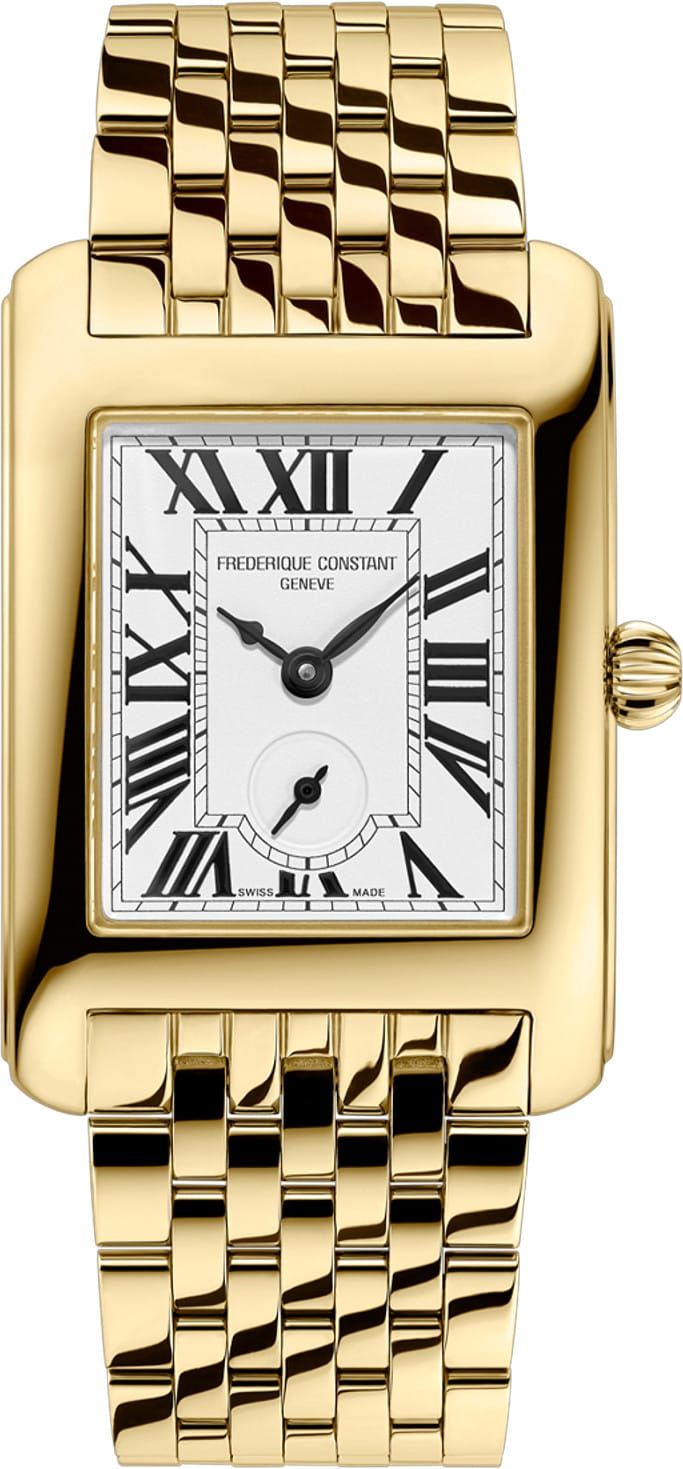 FREDERIQUE CONSTANT クォーツ FC2351S5 腕時計 箱 Frédérique Constant Art Deco Silver Men's Watch - FC