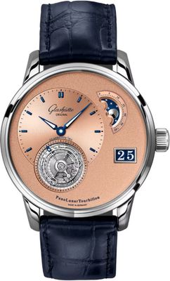 Glashütte Original 1-93-03-01-03-61 Panolunar Tourbillon Rosé Opalin On Leather Strap