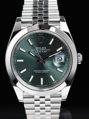 Rolex 126300 Datejust 41 Green Dial