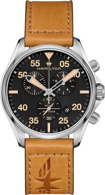 Hamilton H76722531 Khaki Aviation Khaki Pilot Chrono Quartz 44mm