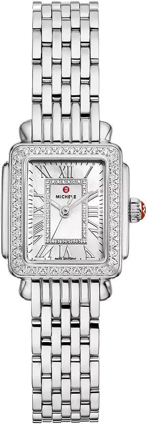 Michele Mww06D000171 Deco Madison Mini Diamond Stainless Steel