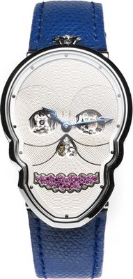 Fiona Krüger Petit Skull Silver Ruby Smile