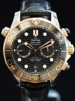 Omega 210.22.44.51.01.001 Seamaster Diver 300M Master Chronometer Steel and Gold