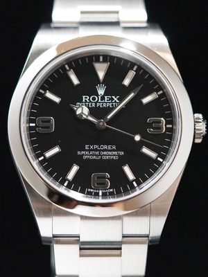 Rolex 214270 Explorer Stainless Steel Black Dial