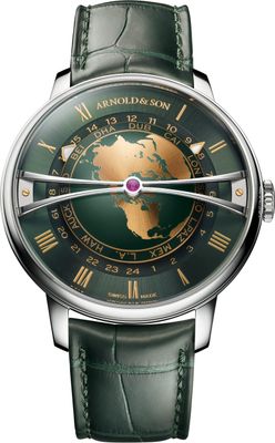 Arnold & Son 1WTBS.F01A.C1242S Globetrotter 42 Steel