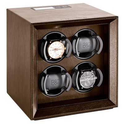 Buben & Zorweg SAFE MASTER 4 Brown Leather Watch Winder