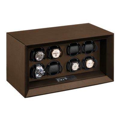 Buben & Zorweg SAFE MASTER 8 Brown Leather Watch Winder